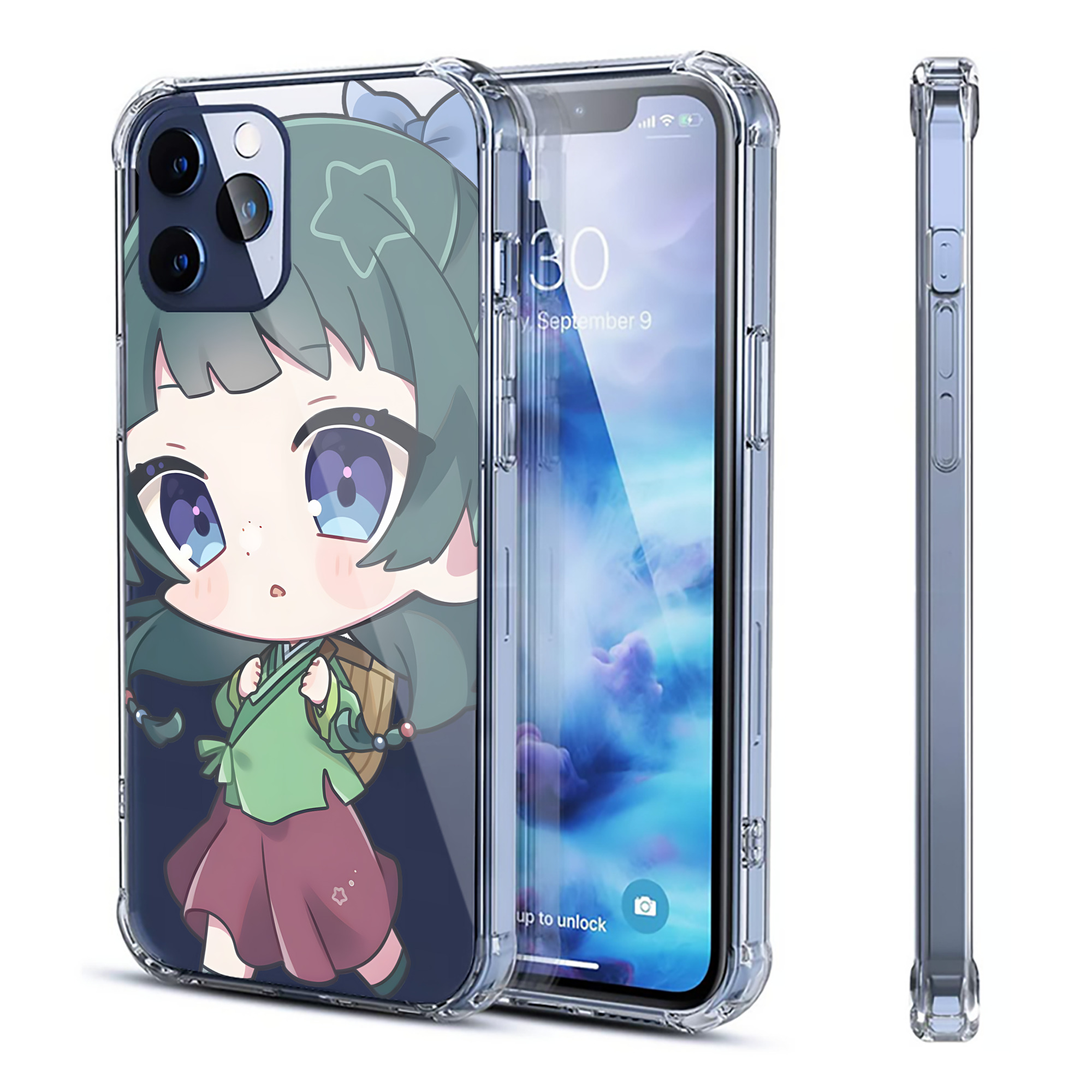 （画像用） 薬屋のひとりごと The Apothecary Diaries 【iPhone 12シリーズ対応】透明スマホケース（クリアソフトケース）